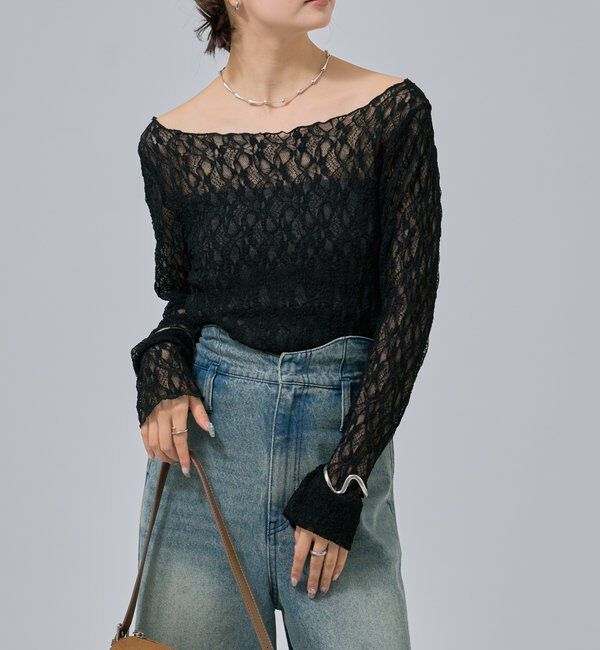  「レースプルオーバー」|Tシャツ・カットソー|