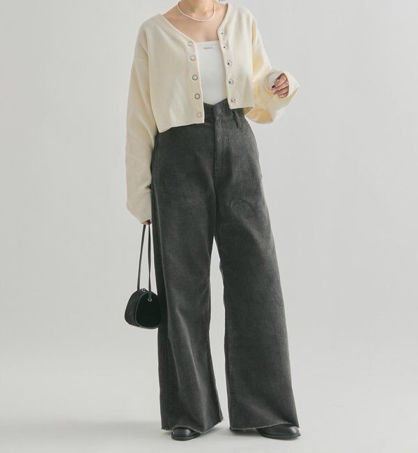  「コーデュロイ ウェーブパンツ」|チノ|