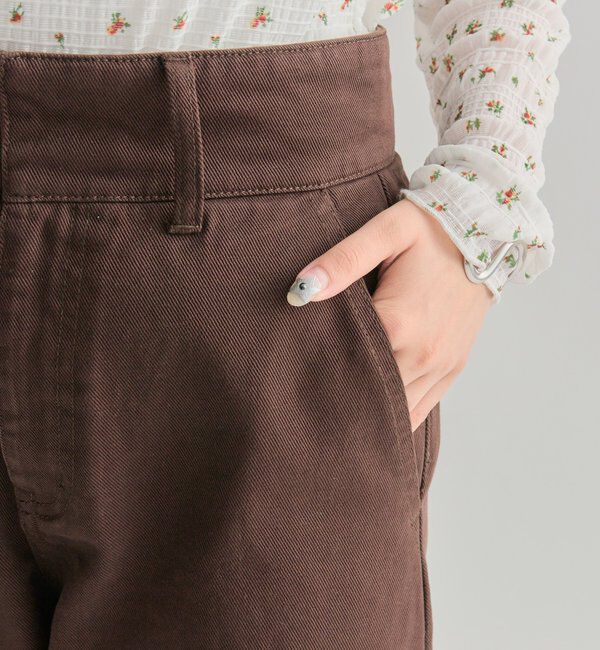  「【バックスタイルがポイント！新色ネイビー】バックシャンカーブデニム」|デニム|