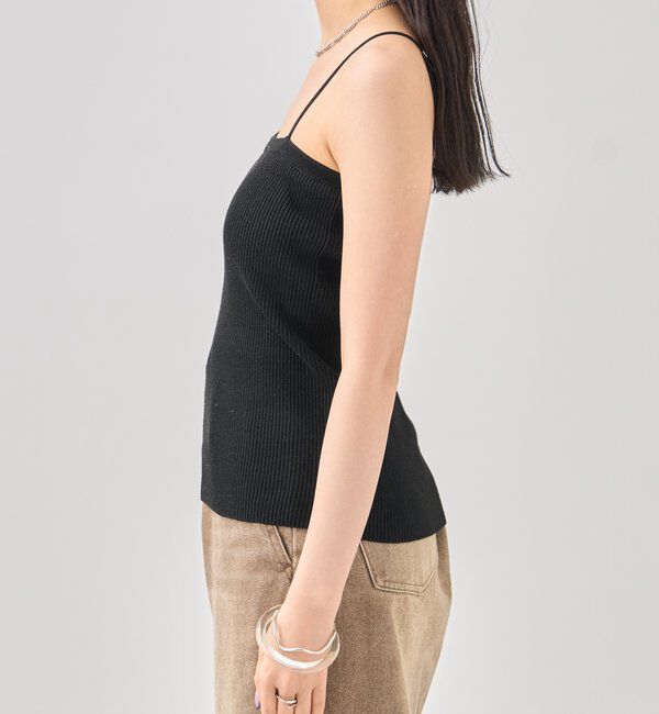  「パット付き ニットキャミソール」|キャミソール|