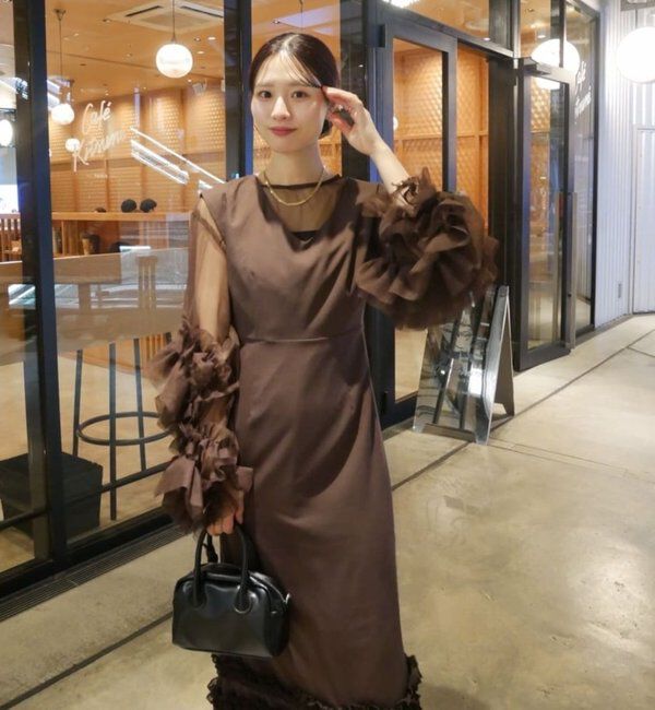  「【@____ri__125企画】ティアードフリルドレスSET」|ワンピース|