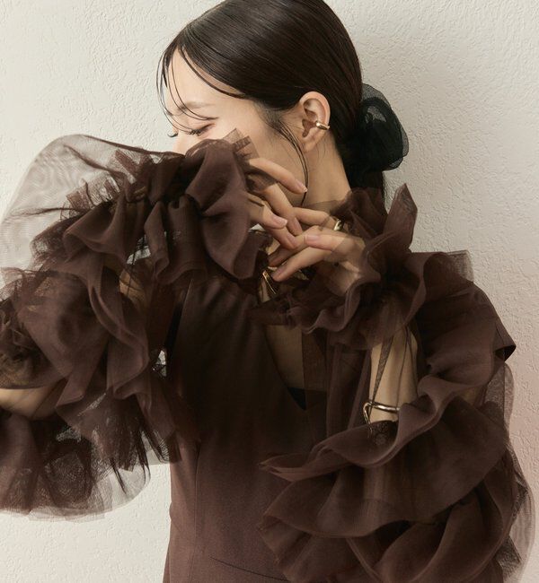  「【@____ri__125企画】ティアードフリルドレスSET」|ワンピース|