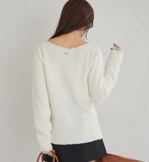  「シャギーリブカーディガン」|Tシャツ・カットソー|