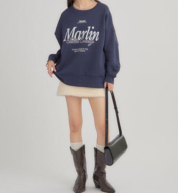  「裏起毛ロゴスウェット」|パーカー|