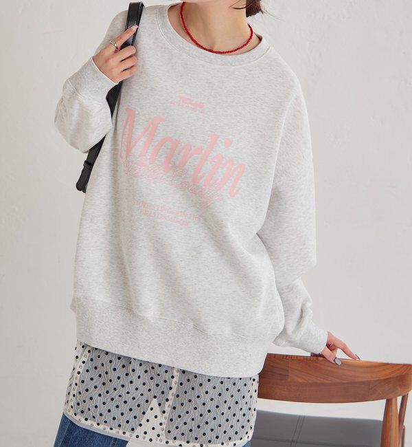  「裏起毛ロゴスウェット」|パーカー|