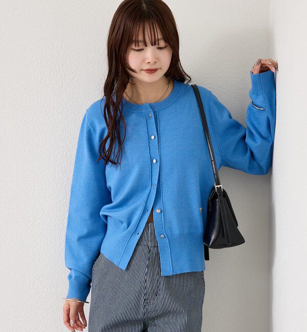  「チャーム付きデイリーカーディガン」|カーディガン|