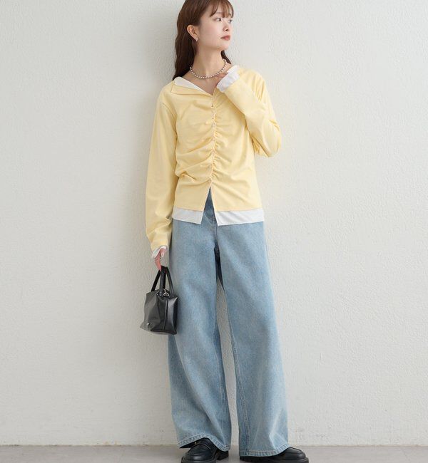  「配色カットソー」|Tシャツ・カットソー|