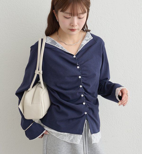  「配色カットソー」|Tシャツ・カットソー|