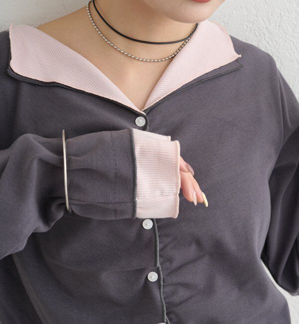  「配色カットソー」|Tシャツ・カットソー|