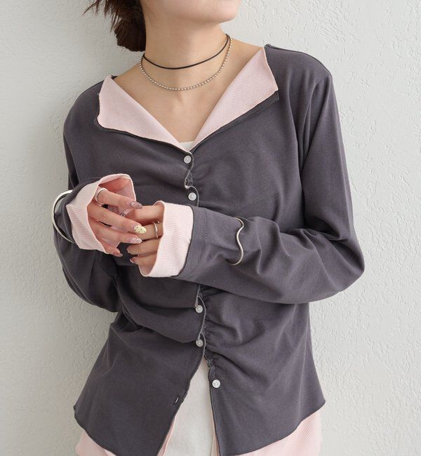  「配色カットソー」|Tシャツ・カットソー|