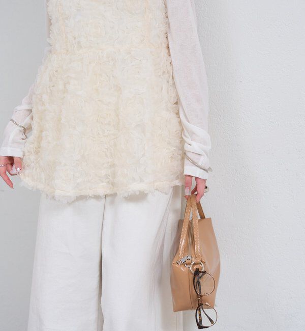  「フラワーチュールキャミチュニック」|シャツ・ブラウス|