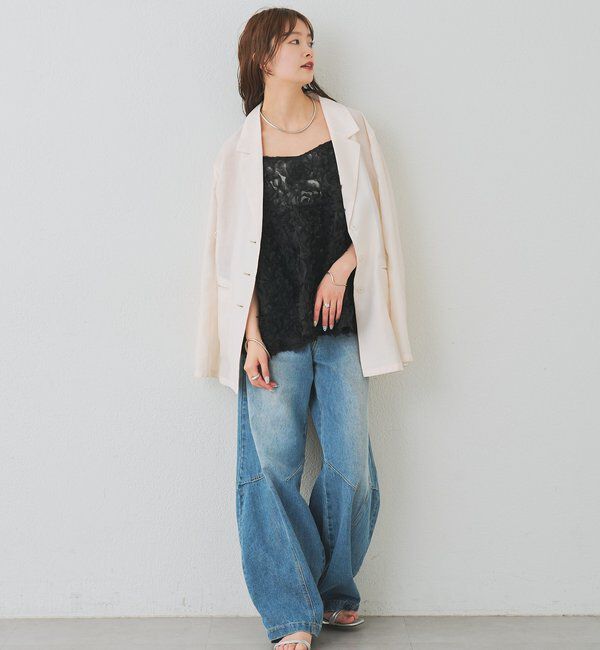  「フラワーチュールキャミチュニック」|シャツ・ブラウス|