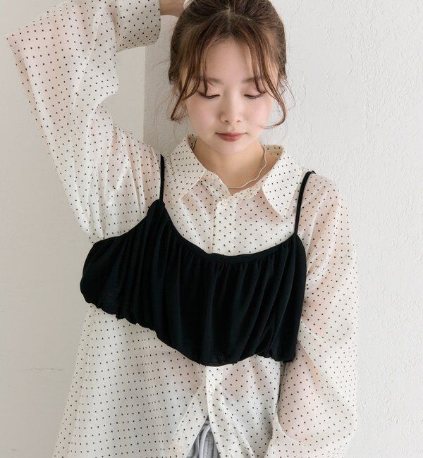  「シアーシャツビスチェSET」|シャツ・ブラウス|