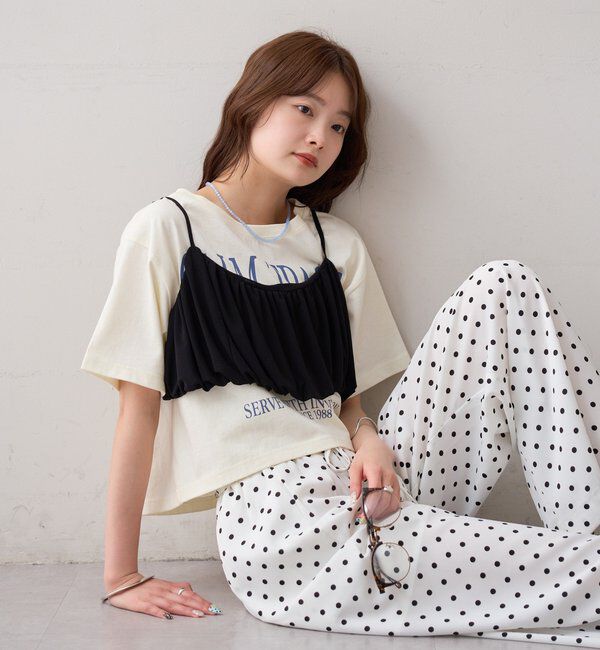  「シアーシャツビスチェSET」|シャツ・ブラウス|