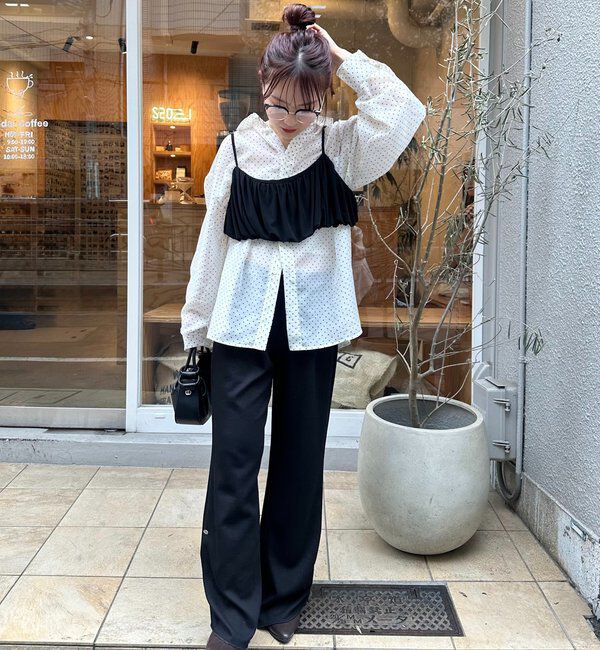  「シアーシャツビスチェSET」|シャツ・ブラウス|