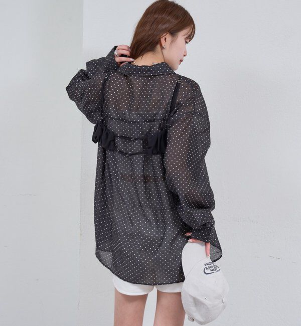  「シアーシャツビスチェSET」|シャツ・ブラウス|