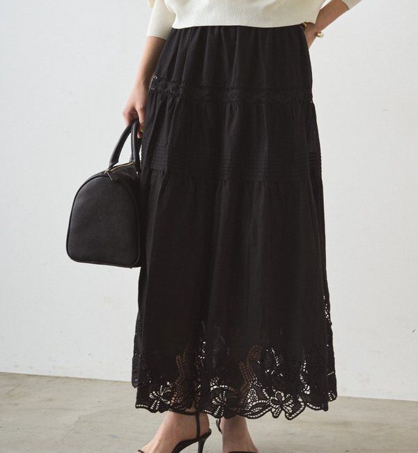  「レースティアードスカート」|スカート|