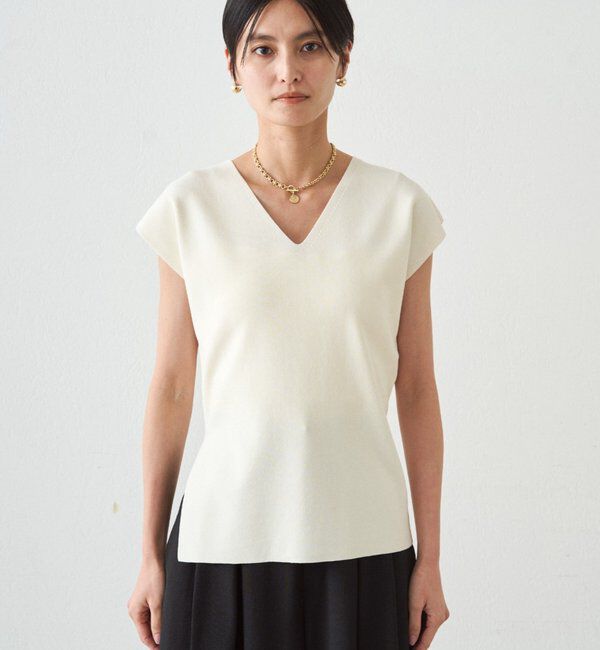  「2WAYツヤニット」|ニット・セーター|