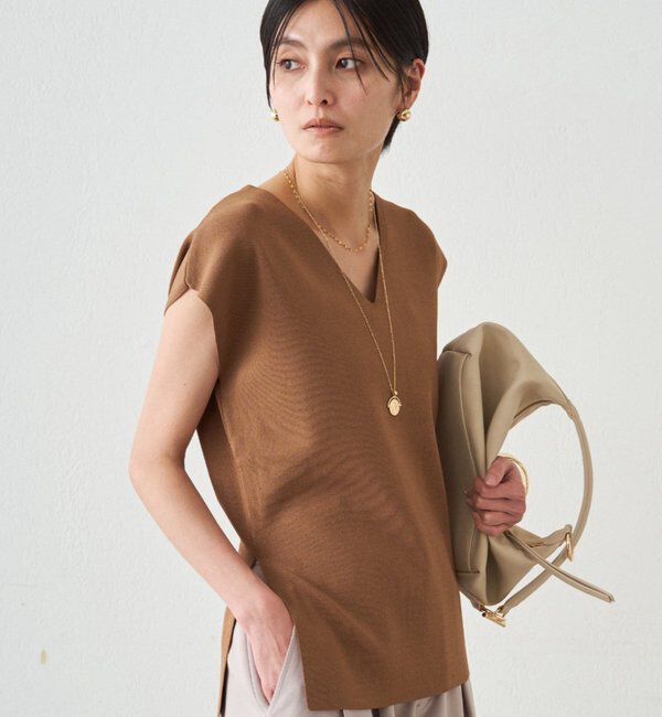  「2WAYツヤニット」|ニット・セーター|