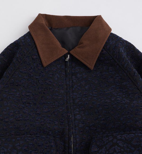  「レオパードジャガードブルゾン」|ブルゾン・スタジャン|