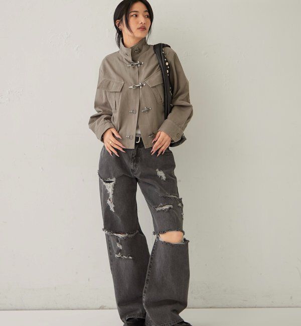  「ボールドダメージデニム」|デニム|