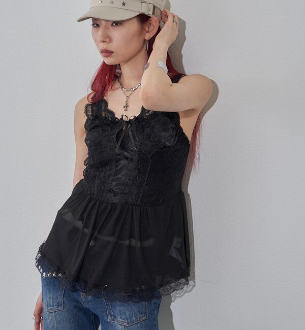  「ランジェリーキャミチュニック」|シャツ・ブラウス|