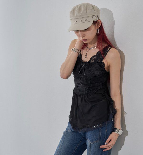  「ランジェリーキャミチュニック」|シャツ・ブラウス|