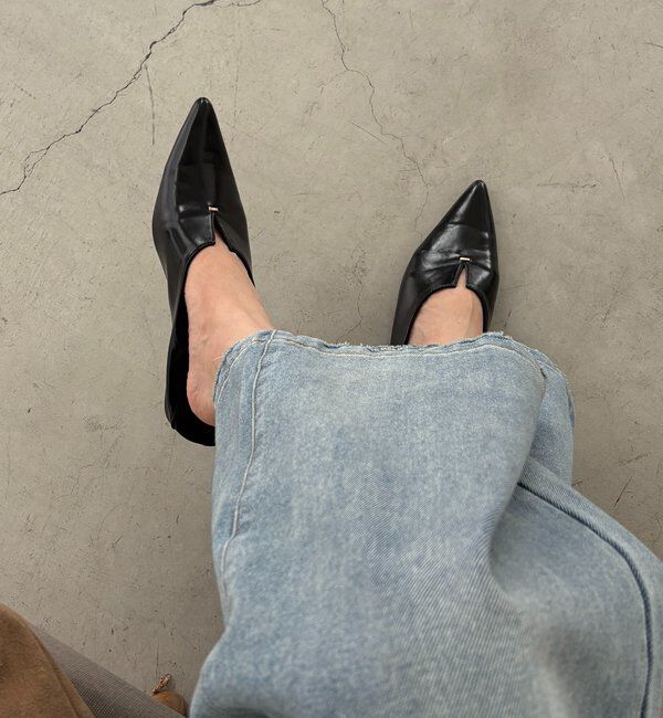  「【再入荷】キースリット2WAYシューズ」|パンプス|