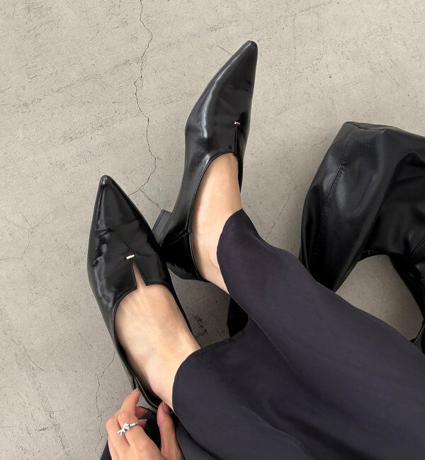  「【再入荷】キースリット2WAYシューズ」|パンプス|