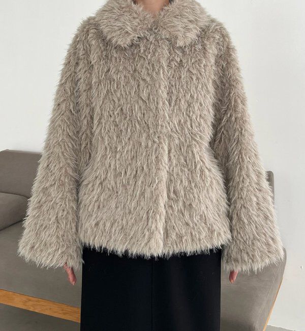  「【サイズ展開あり/軽量】MIXファースタンドカラーコート」|その他|