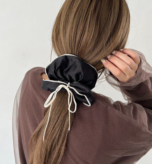  「〈GOLDY/ゴールディ〉バイカラーサテンシュシュ」|リング|