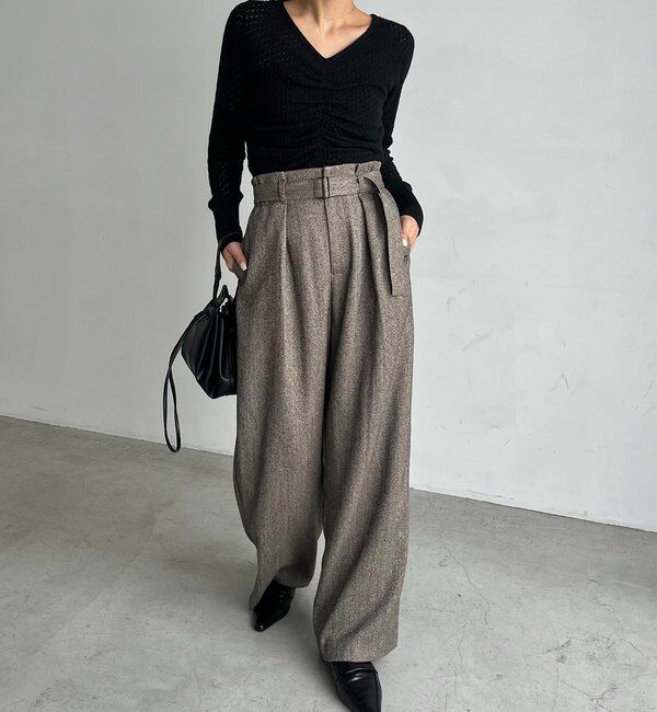  「起毛レースプルオーバー」|ニット・セーター|