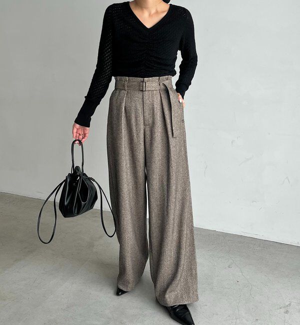  「起毛レースプルオーバー」|ニット・セーター|