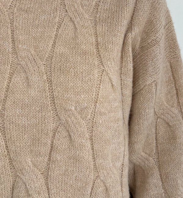  「ケーブルキャンディニット」|ニット・セーター|