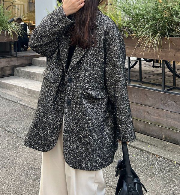  「ツイードテーラーハーフコート」|その他|