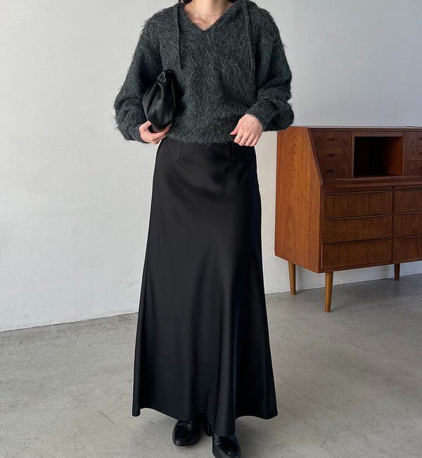  「シャギーニットフーディ」|ニット・セーター|