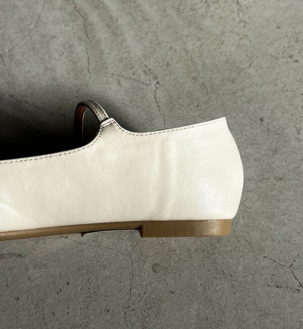  「Wストラップフラットシューズ」|その他|