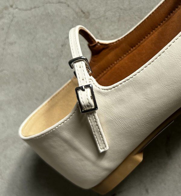  「Wストラップフラットシューズ」|その他|