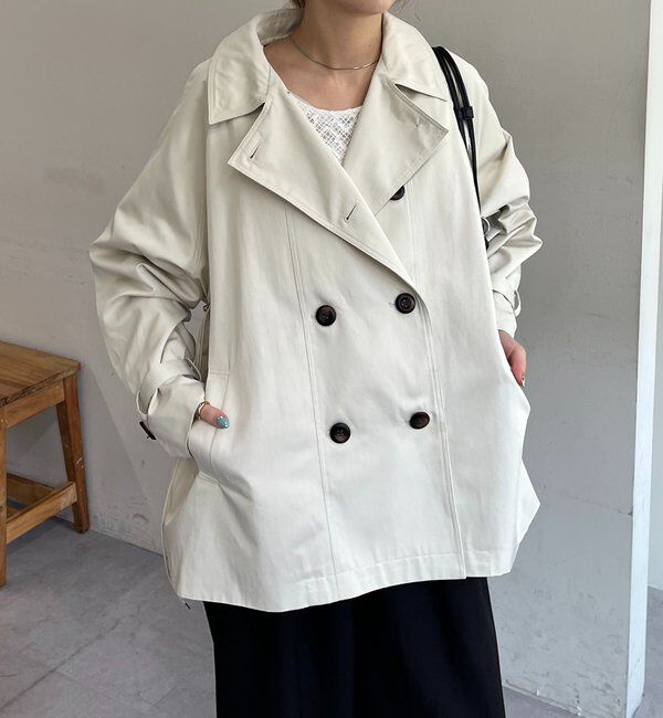  「【サイズ展開あり】バックギャザーコート」|その他|