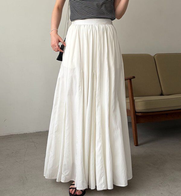  「【低身長サイズあり】ランダム切替フレアスカート」|スカート|