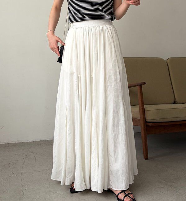  「【低身長サイズあり】ランダム切替フレアスカート」|スカート|