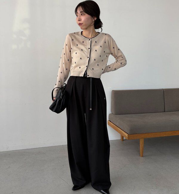  「モノグラムカーディガン」|カーディガン|