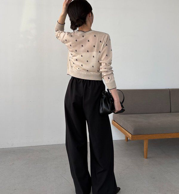  「モノグラムカーディガン」|カーディガン|