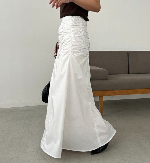  「ラインギャザースカート」|スカート|