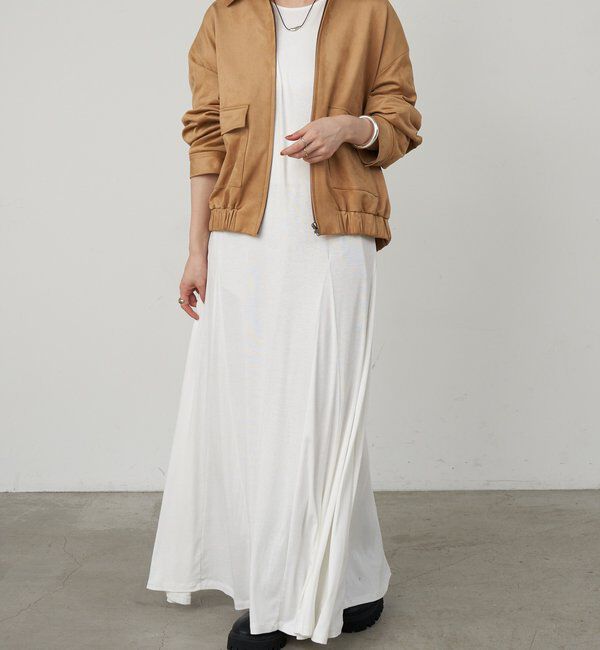  「フェイクスウェードブルゾン」|ブルゾン・スタジャン|