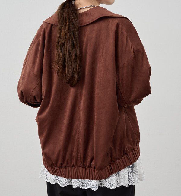  「フェイクスウェードブルゾン」|ブルゾン・スタジャン|