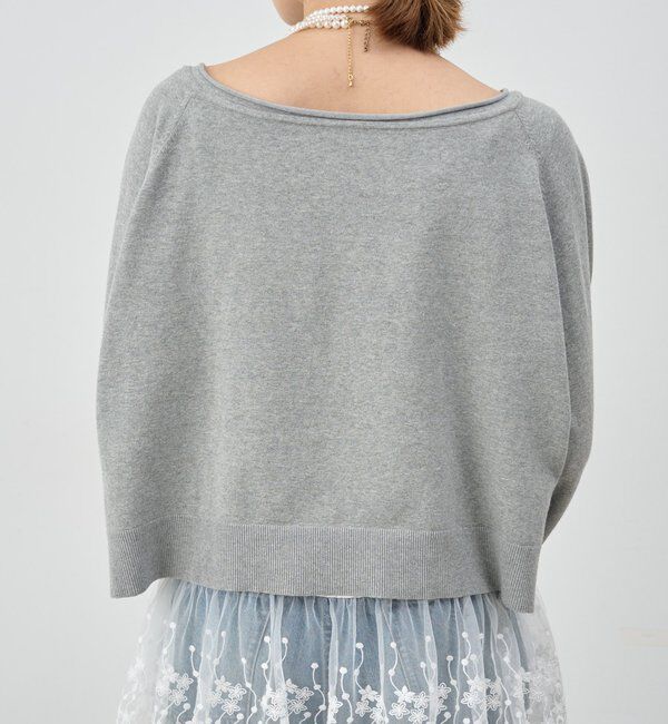  「クロップドルーズニット」|ニット・セーター|