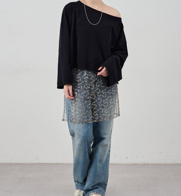  「クロップドルーズニット」|ニット・セーター|