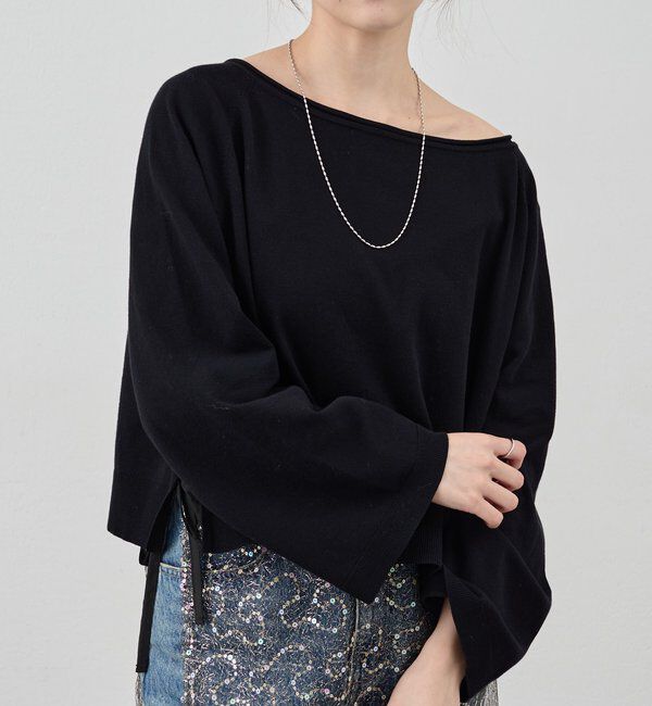  「クロップドルーズニット」|ニット・セーター|