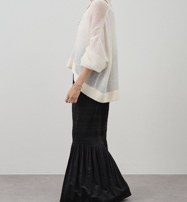  「レイヤードシアーニット」|ニット・セーター|